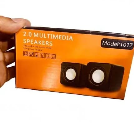 101Z 2.0 Multimedia Mini Speakers Desktop Computer Laptop Tablet PC Notebook Peripherals Speakers 5 W Laptop/Desktop Speaker - image 2