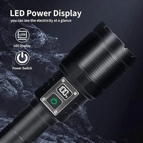 Ruilang P90 Module Super Powerful Torch With 2 Pis 12000 mAh Green Battery - image 2