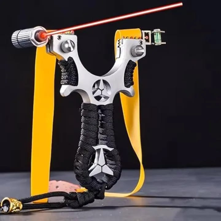Laser Slingshots Guleli With 3 Slingshot Double Bands, Slingshot Ammo And Sight, Resin Hunting Slingshots For Adults And Teenager, Slingshots For Hunting With Lasers High Power, By Godam Online - image 3