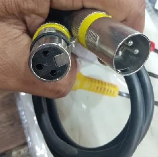 3 Pin XLR Male to XLR Female 1.5 Meter Cable High Grade Low Noise Microphone Cable for Studio, Stage and Audio Recording - image 2