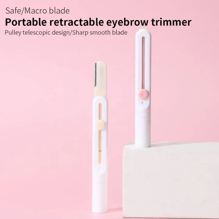 MAANGE 1Pc Stainless Steel Blade Painless Precise Macro Telescopic Eyebrow Trimmer Eyebrow Razor MAG35243 - image 7