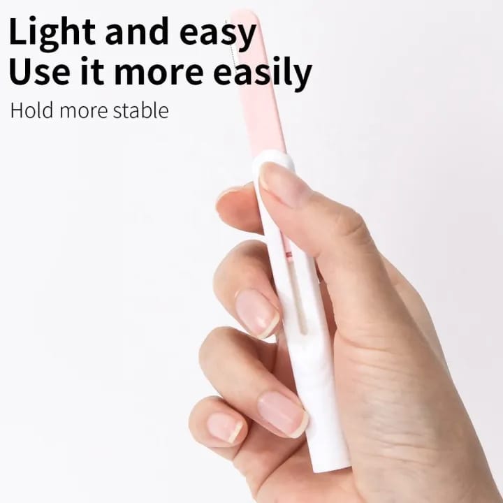 MAANGE 1Pc Stainless Steel Blade Painless Precise Macro Telescopic Eyebrow Trimmer Eyebrow Razor MAG35243 - image 2