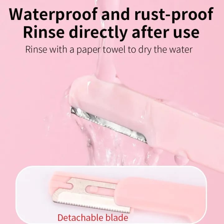 MAANGE 1Pc Stainless Steel Blade Painless Precise Macro Telescopic Eyebrow Trimmer Eyebrow Razor MAG35243 - image 3