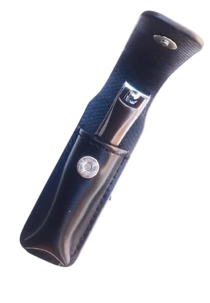 Maange 1pc Stainless Steel Nail Clipper, Nail And Pedicure Tools With Leather Case MAG58677 - image 3