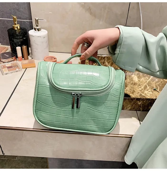 MAANGE 1PC Cosmetic Bag Waterproof Large Capacity Makeup Storage Bag Portable Travel Hook Up Brush Bags MAGCB20 - image 2