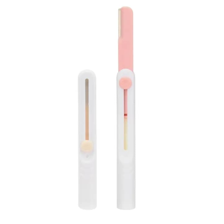MAANGE 1Pc Stainless Steel Blade Painless Precise Macro Telescopic Eyebrow Trimmer Eyebrow Razor MAG35243 - image 1