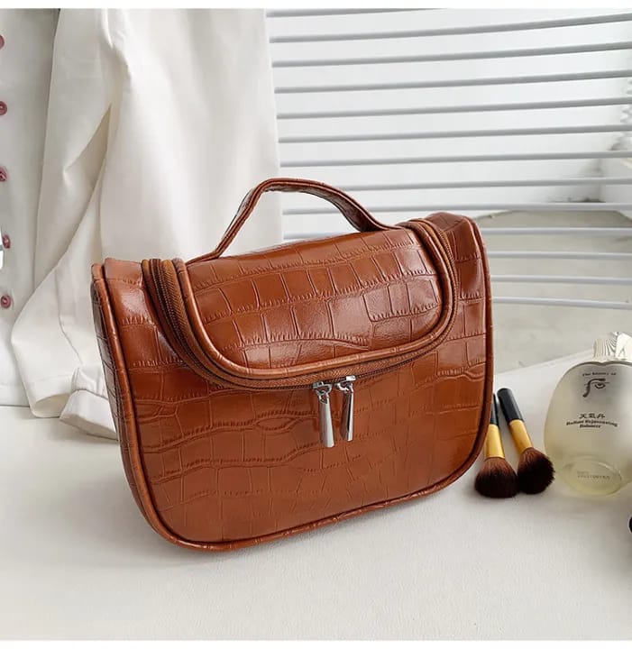 MAANGE 1PC Cosmetic Bag Waterproof Large Capacity Makeup Storage Bag Portable Travel Hook Up Brush Bags MAGCB20 - image 3