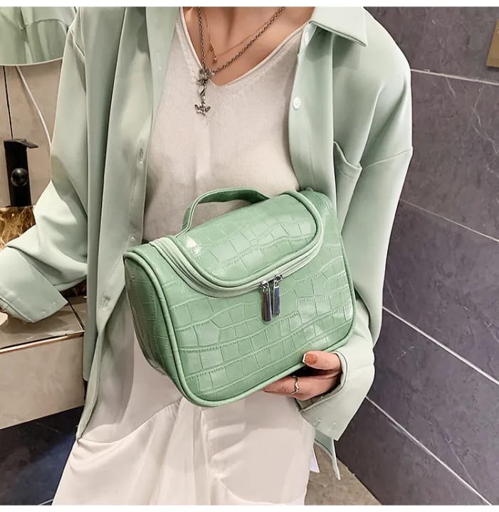 MAANGE 1PC Cosmetic Bag Waterproof Large Capacity Makeup Storage Bag Portable Travel Hook Up Brush Bags MAGCB20 - image 1