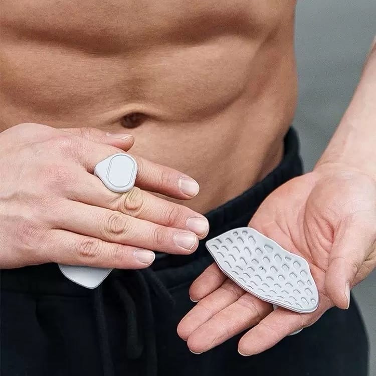 Weight Lifting Gym Grips for Men & Women | Anti-Slip Palm Support Hand Grips | Improved Grip Control & Reduced Hand Strain | For Dumbbell, Barbell & Cable Workouts - image 3