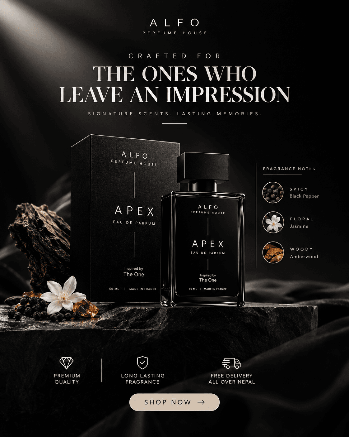 APEX Perfume For Men 20 Ml | D&G The One - image 2