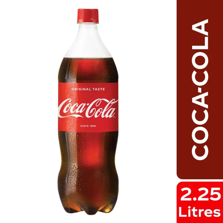 Coca-Cola Original Taste Soft Drink PET Bottle 2.25L - image 1