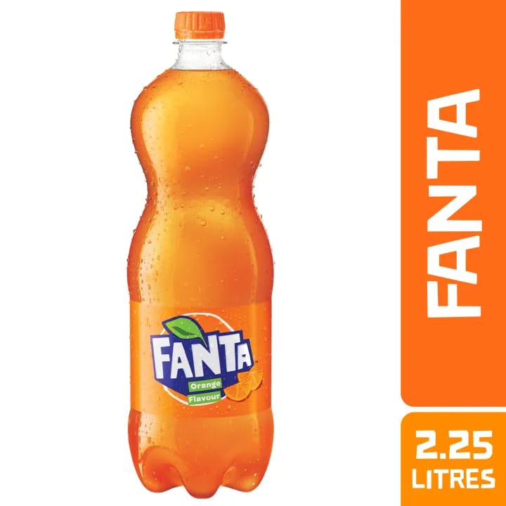 Fanta Orange Flavoured Soft Drink PET Bottle 2.25L - image 1