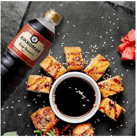Kikkoman Soy Sauce 1 L Naturally Brewed Red Label All Purpose Seasoning - image 4