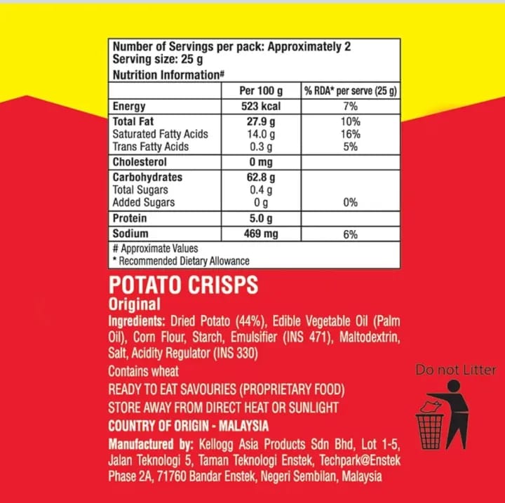 Pringles Original 102 Gm (Pack Of 3) - image 2