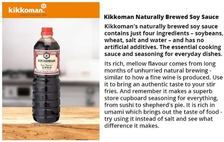 Kikkoman Soy Sauce 1 L Naturally Brewed Red Label All Purpose Seasoning - image 5