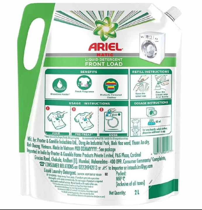 Ariel Liquid 2 Ltrs Super Saver Pack - image 2