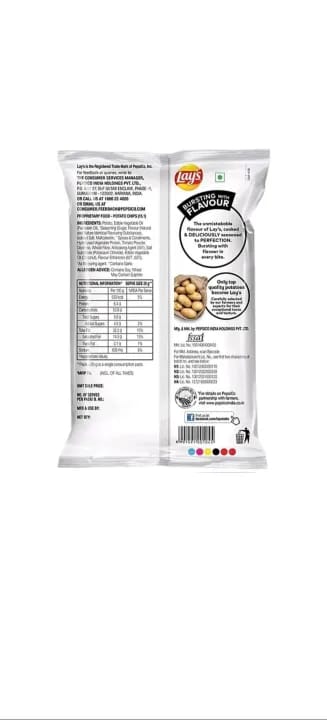 Lays Potato Chips Pack of 5 -American Style Cream & Onion - image 2