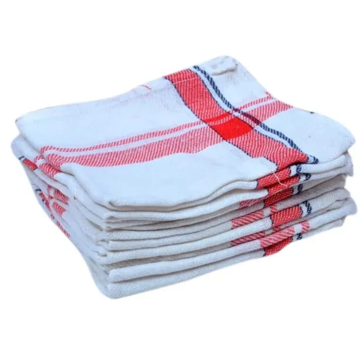 Multipurpose Absorbent Cotton Kitchen Dish Towel Cleaning Duster Cloth -6 Pcs - image 5
