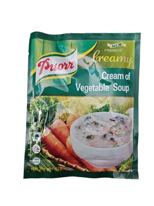 Puorr Cream of Vegetable Soup 42 Gm (Pack of 1/2/5) - image 1