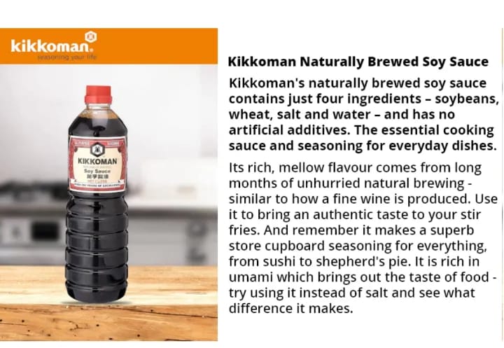 Kikkoman Soy Sauce 600ml Naturally Brewed Red Label All purpose Seasoning - image 5