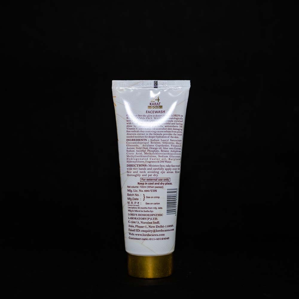 Lords 24 Karat Gold Face Wash 100 GM - image 2