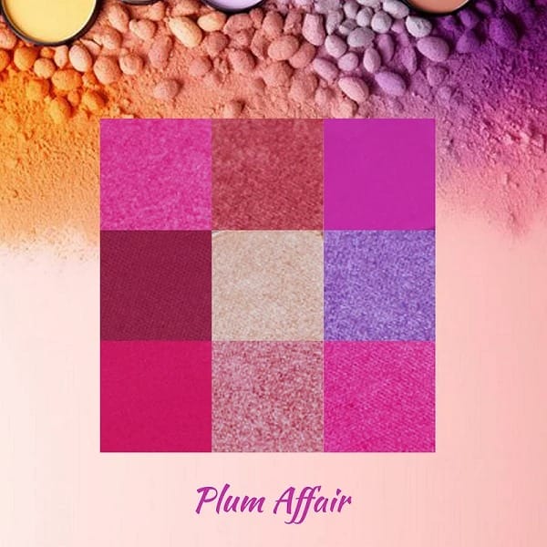 LENPHOR 9IN1 EYE SHADOW PALETTE PLUM AFFAIR 09 10.8 GM - image 2