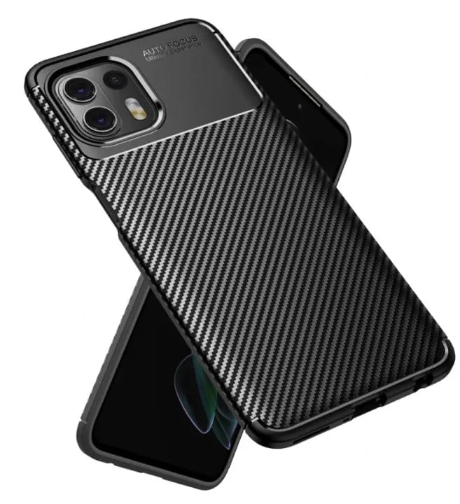 Back Phone Book For Motorola Moto Edge 20 Lite / Fusion Case - Carbon Autofocus Back ...