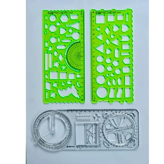 Protactor For Students Multi-Function Geometric Drawing Students Creative Stationery Learning ...